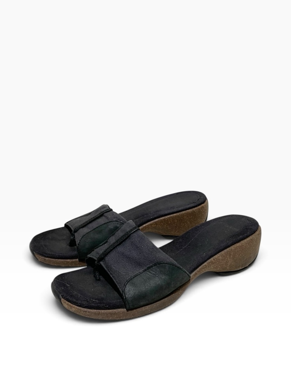 Women’s Merrell Sundial Leather Slide Thong Sandals Sz 8